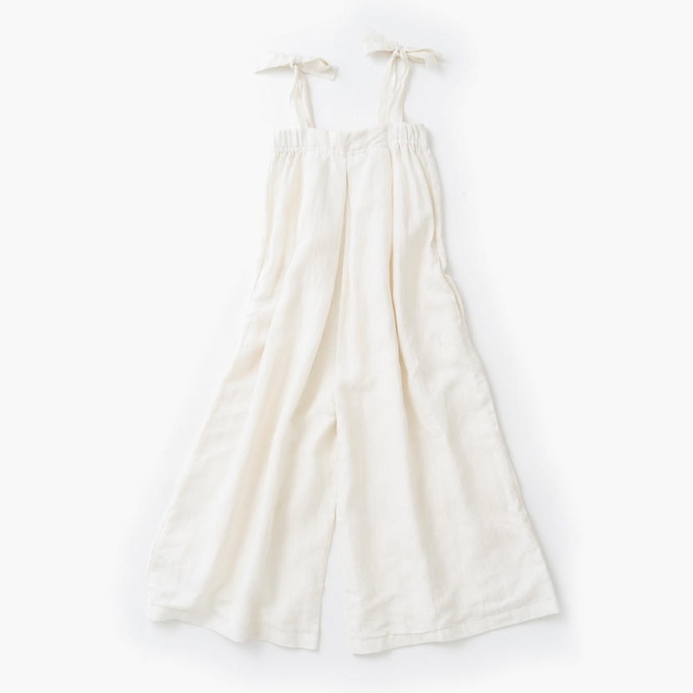 NWOT Madewell Tribe Alive Linen Tie Strap Jumpsuit